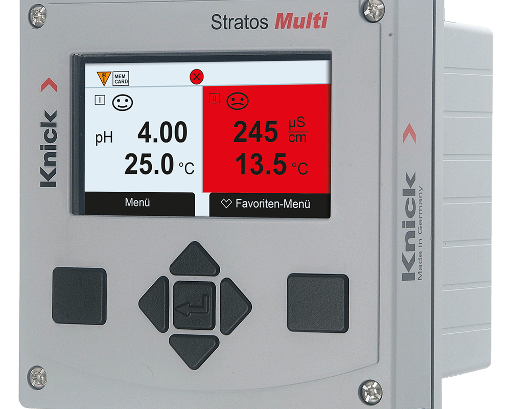 STRATOS MULTI – Transmissor multiparâmetro para determinação de pH, ORP, condutividade e oxigênio
